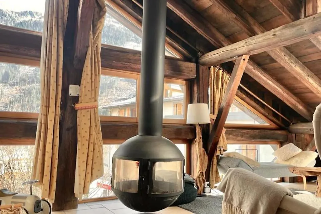 90M2 Hypercentre, Terrace, Next To Ski Lift Chamonix Francie